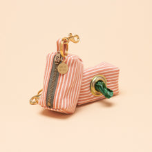 Load image into Gallery viewer, Riley Waste Bag Holder - Peach Stripe
