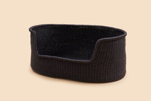 Load image into Gallery viewer, Sprawler Handwoven Dog Bed Basket - Black (Store pick up only)