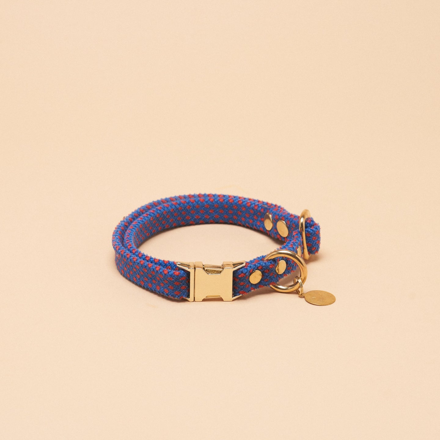 Saimin Flat Rope Collar - Purple
