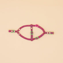 Load image into Gallery viewer, Marley Flat Rope Harness - Pink