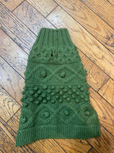 Load image into Gallery viewer, Parker Turtleneck Cable Sweater - Ivy Green