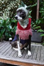 Load image into Gallery viewer, Unicorn Sweater Hood - Colorblock Green