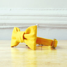 Load image into Gallery viewer, Yellow Dog Bowtie Collar
