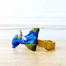 Load image into Gallery viewer, Hawaiian Aloha Blue Dog Bowtie