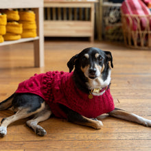 Load image into Gallery viewer, Parker Turtleneck Cable Sweater - Cherry Pink