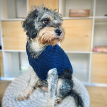 Load image into Gallery viewer, Champ Shawl Collar Sweater -  Navy