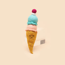 Load image into Gallery viewer, Double Scoop Cone Squeaker Toy

