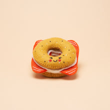 Load image into Gallery viewer, Bagel Squeaker Toy
