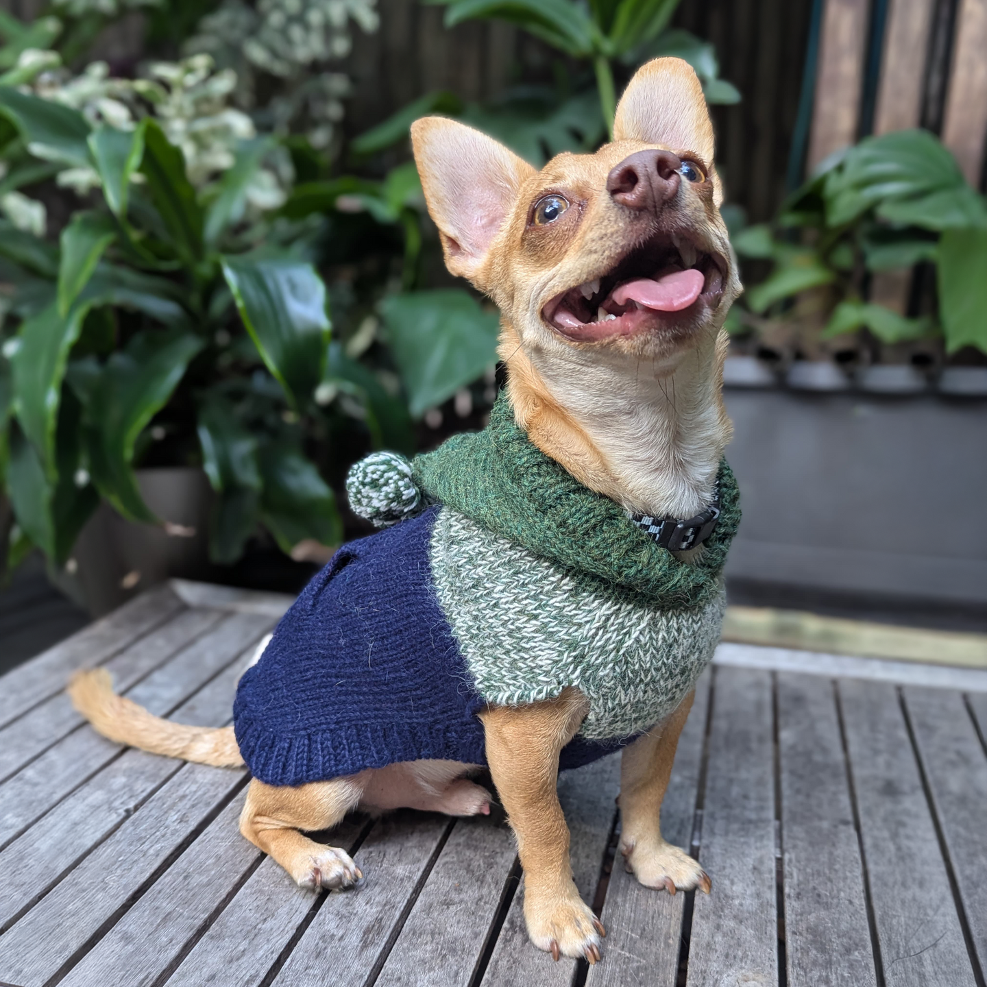 Colby Hoodie Sweater -  Marled Green