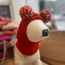 Load image into Gallery viewer, Pom Pom Sweater Hood - Orange
