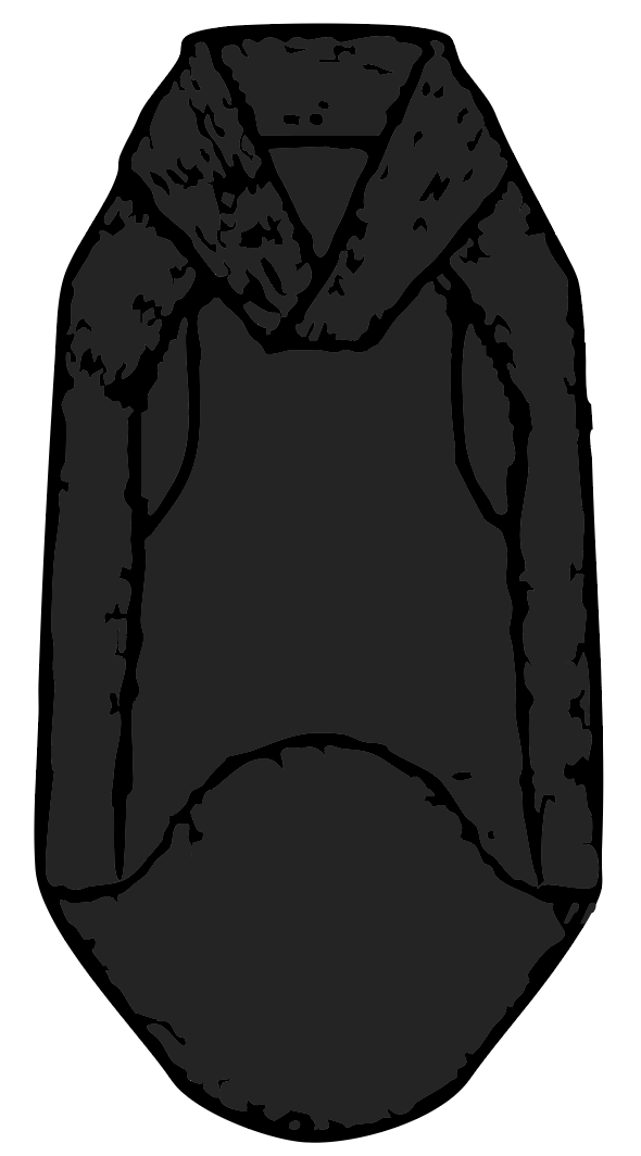 Major Shawl Collar Sweater - Black