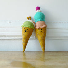 Load image into Gallery viewer, Double Scoop Cone Squeaker Toy
