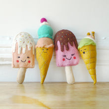 Load image into Gallery viewer, Double Scoop Cone Squeaker Toy
